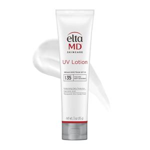 EltaMD UV Lotion SPF 30+ Sunscreen Moisturizer for Face and Body, Mineral Based with Zinc Oxide and Hyaluronic Acid for Sensitive Skin, Non-Greasy & Fragrance-Free.