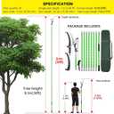 30 Feet Tree Pole Pruner Manual Branches Trimmer Tree Branch Garden Tools Loppers Hand Pole Saws Extendable Height Adustable System for Sawing and Shearing