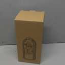 Makeup Brush Holder with Dustproof Cover 360 Rotating Makeup Brush Organizer for Vanity Bathroom, Grey