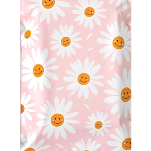 Burbuja Pink Daisy Flower Table Runner 108 inches Long for Dining Table Decor, Heat Resistant Table Runner for Home Farmhouse Party Holidays