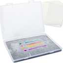 Stay Wet Palette for Acrylic Painting Garpernics Wet Palette Tray with Sponges and 100 Papers for Acrylic Paints, Keep Paint Wet and Fresh for Miniatures (Gray)