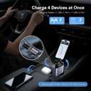 69W Retractable USB C Car Charger - Fast Charging Adapter for iPhone 17/17 Pro Max/16/15/14/13/12, Samsung S25 - Car Accessories, Travel Essentials, Ideal Gifts for Men & Women