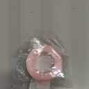 FASHEWELRY 1 Roll Crinkle Pink Chiffon Lace Ribbons 1 inch Handmade Tulle Silk Ribbon Transparent Pink Fabric for Craft Bow Making, Bridal Flower Bouquet Wedding Decor Gift Wrapping