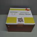 Fruit Bowl  10 Yellow Decorative Bowl with Ripple and Pedestal  Purse bowl, Decorative Bowls for Home Dcor, Glass Fruit bowl, Candy bowl, Centerpiece, Decorative Glass Bowl