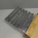 Tudomro Umbrella Stands for Entryway Large Metal Umbrella Holder 3.94 x 11.81 x 16.93 Inches with Removable Water Tray and Hooks Decor Freestanding Rectangular Hollow Rack for Home Office (Black)