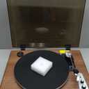 Vinyl Record Player with Bluetooth Input and Output, 3Speed Turntable with Builtin Speakers, RCA and AUX Connections, Retro Design for Home Audio