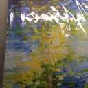 Modern Canvas Wall Art Decorations Green Abstract Wall Art Prints 24" X 48"