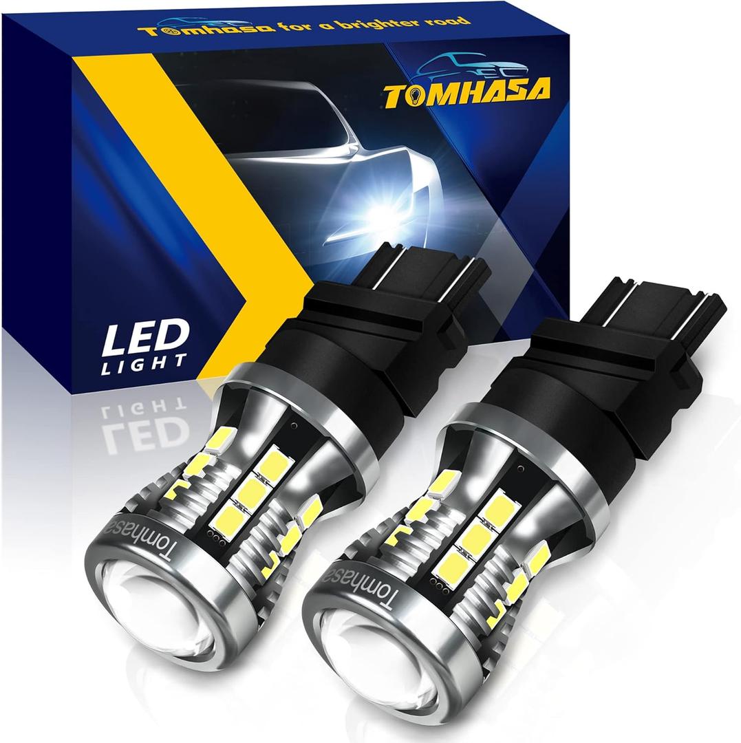 3157 LED Bulbs for Backup Reverse Light, 6000K Bright White 3056 3156 3057 4157 LED Replacement Bulbs for Backup Reverse Lights, Turn Signal Lights, Brake Blinker Lights,Pack of 2