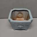 HUOMUSIR 8-Inch Large Bonsai Pot Light Blue Water Bonsai Tree Ceramic Flower Pot Handmade