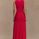 No Brand Long Knitted Dress Pink M