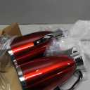 Tioncy 2 Pcs Thermal Coffee 78oz Insulated Carafe Hot Water Dispenser Stainless Steel Carafe for Hot Liquid Coffee Tea Milk with 2 Brushes Keep 12 Hours Hot 24 Hours Cold(Wine Red)