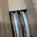 Famiware Dinnerware Sets for 4, Ocean Round 12-Piece Kitchen Plates and Bowls Sets, Reactive Glaze, Microwave and Dishwasher Safe, Scratch Resistant, Cappuccino White