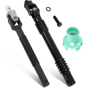 Upper & Lower Intermediate Steering Shaft Column Compatible with Cadillac Escalade GMC Sierra Yukon Chevy Silverado Avalanche Suburban 1999-2006 4WD Only Replaces# 25958109 19329330