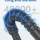USB C Cable 10FT, 2Pack Long USB A to USB C Charger Cable, Type C Cable 3A Fast Charging Upgraded Extra Durable Braided USBC Cord Compatible with iPhone 17/16 15 Pro Max/Samsung Galaxy S23/LG and More