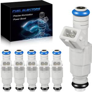 0280155962 Fuel Injectors For:-Ford Explorer 4.0L 1999 2000 For:-Ford Ranger 4.0L 1998 1999 2000 For:-Mazda B4000 4.0L 1998 1999 2000 2001, 842-12205, 84212205, 0-280-155-962(6 Pcs)
