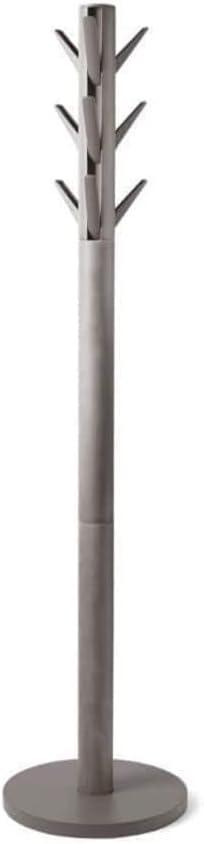 Umbra Flapper Coat Rack, Clothing Hanger, Umbrella Holder, and Hat Organizer, Great for Entryway, Grey
