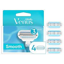 Gillette Venus Smooth Womens Razor Blade Refills - 4 Count  Gillette Venus Smooth Womens Razor Blade Refills - 4 Count