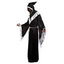 Morph Wizard Costume Men, Men's Wizard Cloak Costume, Adult Warlock Robe and Sorcerer Outfit, Halloween Dress-Up (Large)
