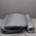 Chair Cushions for Dining Chairs Set of 4, Non Slip Kitchen Chair Pads, 17" x 16" x 2", Indoor Dining Chair Cushions with Ties, D-Shaped Seat Cushions for Kitchen Chairs, Light Blue