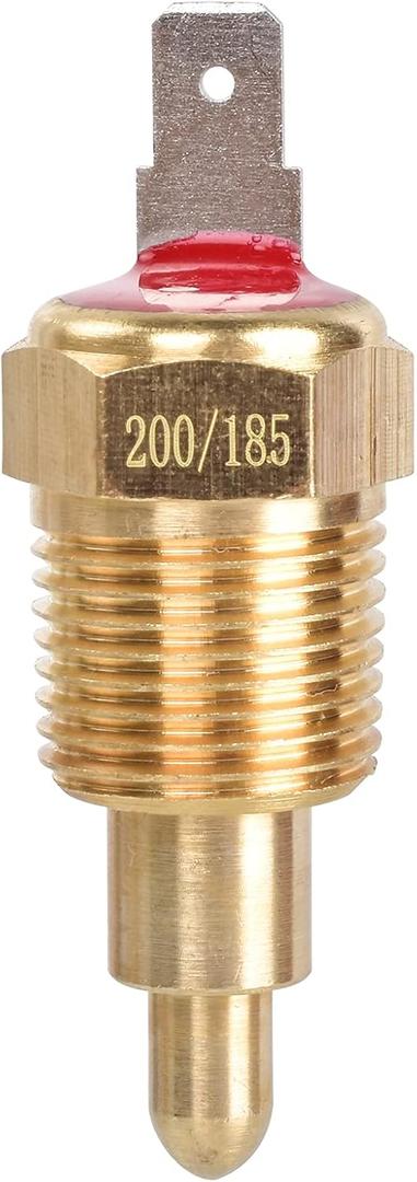 FAERSI Fan Thermostat Temperature Switch 200 to 185 Degree Electric Engine Cooling Temperature Sensor Switch with 3/8" Pipe Thread for 10" 12" 14" 16" Fan