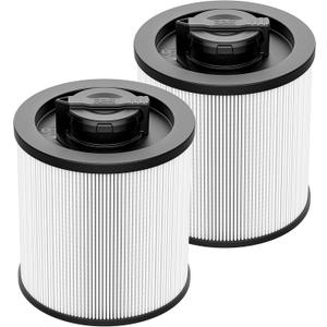 DXVC6910 Cartridge Filter Replacement Compatible with DeWalt DXV06P DXV09P DXV10P DXV10PL DXV10SA DXV12P DXV14P DXV16P Wet/Dry Vac Vacuum Cleaner (NOT fits for DXV06G/ DXV08S) 2 Pack