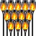 Solar Torch Lights Outdoor Flickering Flame, 12 Pack
Upgraded 12LED, Mini Solar-Powered Tiki Torches, IP65 Waterproof, Fire Effect Decor, Garden Pathway Lighting, Auto On/Off
