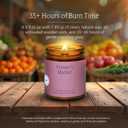 Fontana Candle Co Wood Wick Beeswax Jar Candle, Farmer's Market Made Safe with Coconut Oil & Pure Essential Oils 35+ Hrs Clean Burn, Long Lasting and Non-Toxic Candles for Home & Room Decor