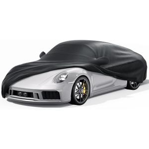 JOYTUTUS Indoor Car Cover Compatible with 1999-2026 Porsche 911 & 718 (Not for High Wing), Soft Stretch Satin Material, Dust Protection