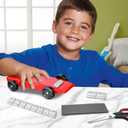 pinedash pro Pinewood Car Derby Weights Kit - 7OZ Total - 3OZ Stick-on Flexible Weight & 4OZ 12 Pieces 2 Sizes Pinewood Car Weights, 4 pcs of 1/2 OZ, 8 pcs of 1/4 OZ - No Drilling, Increase Speed