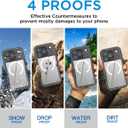 AICase Waterproof Case for iPhone 17 Pro Max+MagSafe Support Clear Water Proof Snowproof/Dustproof/Shockproof,IP68 Certified 360 Full Body Protection Fully Sealed Underwater for iPhone 17 Pro Max_2 (Black)