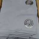 2-Panel-Curtain Room Darkening, 84 Inch Length for Bedroom Living Room, Insulated Thermal Grommet Curtain Drapes, Blackout(60-90%,Not 100%) Window Treatment Decor, Pack of 2, 52x84, Silver Grey