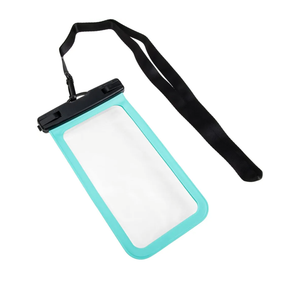 NEWPON Waterproof Floating Phone Case Ipx8 Waterproof Phone Bag for Sports Leisure Black