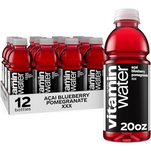 vitaminwater XXX Açai Blueberry Pomegranate Nutrient Enhanced Flavored Water Beverage, 20 fl oz Bottles, 12 Pack,BBD-05/04/2026