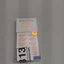 BTArtbox French Tip Press On Nails Almond - Press on Nails Short with Metallic Chrome Silver Finish, Supremely Fit & Natural Glue On Nails in 16 Sizes, Dazzling Pink