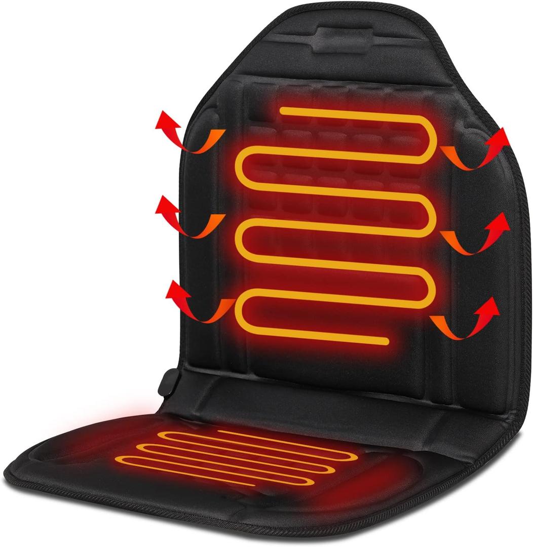 Seat Cushion with Heat:Winter Heated Seat Cover with Fast Heating On The Go to Reduce Stress
