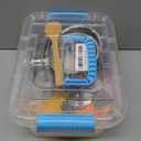 Play Kitchen Accessories, Kids Kitchen Pretend Play Toys, Kitchen Set with Stainless Steel Cooking Utensils Cookware Pots and Pans Set Healthy Vegetables, Knife, Apron, Little Chef Boys Girls