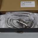 High Pressure 10-Setting Handheld Shower Head, 5" Detachable Shower Spray, 79" Extra Long Stainless Steel Hose, Adjustable Bracket - Brushed Nickel