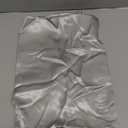 Bare Home 100% Mulberry Silk Pillowcase for Hair and Skin - Ultra Premium 6A Grade 19 Momme Silk Pillow Case - Hidden Zipper - Breathable Cooling Pillow Cover (Queen, Silver)