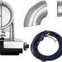 Switch Control 3" Valved Exhaust Cutout Stainless Steel Valve Kit