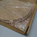 4Pcs Jute Woven Oval Placemats Set, Braided Place Mats, Heat Resistant, Sound Placemats, Boho Vintage Table Mats for Kitchen Dining Table,Outdoor, Home Decorations,Wedding (15.7 x 11.8 in)