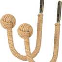 2PCS Wall Mounted Curtain Hook Simple Curtain Binding Rope Bedroom Living Room Decoration Curtain Buckle for Curtains