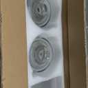 Glass Jars and Dryer Sheet Holder, Dispenser Set with Lids and Labels, Containers for Laundry Room Organization and Storage, Half Gallon Airtight Glass jars, Acrylic Storage Box for Laundry supplies, (Clear)