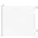 Retractable Baby Gate for Stairs & Doorways, 55" Wide x 33.6" Tall Easy Installation Mesh Dog Gate for Indoor & Outdoor Use,Pet and Dog Safety Gate for Hallways(White)