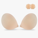 Niidor Adhesive Strapless Bra for Women Sticky Invisible Push up Silicone Bra for Backless Dress 2025 Upgraded Clasp Bras (C)