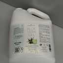 Aloe Vera Gel Organic Gallon for Face, Skin, Hair & Sunburn Relief 100 Percent Pure Aloe Vera Gel Bulk Wholesale - Cold Pressed, Vegan, Unscented - Made in USA (128 Fl Oz)