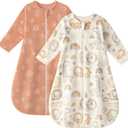Yoofoss Baby Sleep Sack 12-18 Months, Long Sleeve Sleep Sack 1.5 Tog, Fleece Baby Wearable Blanket with 2-Way Zipper, Soft Warm