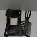 Blend Friend Fade Comb Set Black Professional Barber Combs for Men & Boys, Self Haircutting Tools for Fading & Blending, Salon or Home Use (Black 3PC)