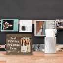 FONDCANYON Best Friends Ever Picture Frame - Bff & Friendship Gifts for Men, Women & Girls (4x6 Inch, 3 Colors)