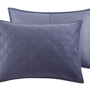 Di Modavari HomeFashions Quilt Sham Standard Blue 20"×28"
