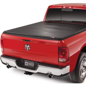 American Tonneau Company 66207 Soft Tri-fold Tonneau Cover - fits Dakota Crew Cab 2005-11 (5ft 3in bed) without rail system, Raider 2006-08 (5ft 3in bed) without rail system
